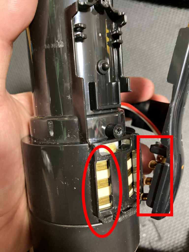 日立掃除機CV-SC300サイクロン パワーブーストサイクロンの電源が止まるので修理した