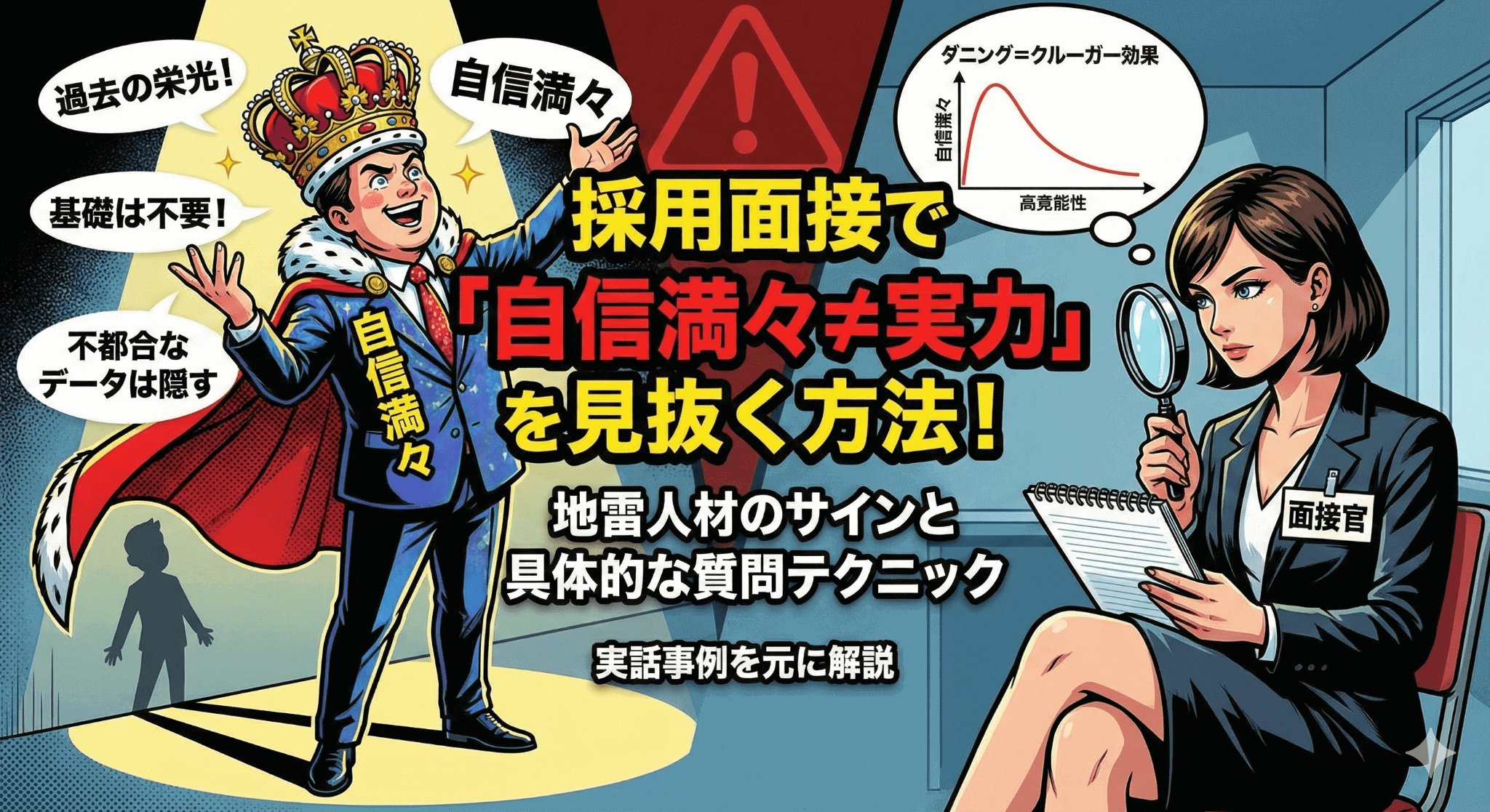 【採用で失敗しない】プライドだけ高くて仕事ができない「地雷人材」を面接で見抜く5つのサインと具体的対策