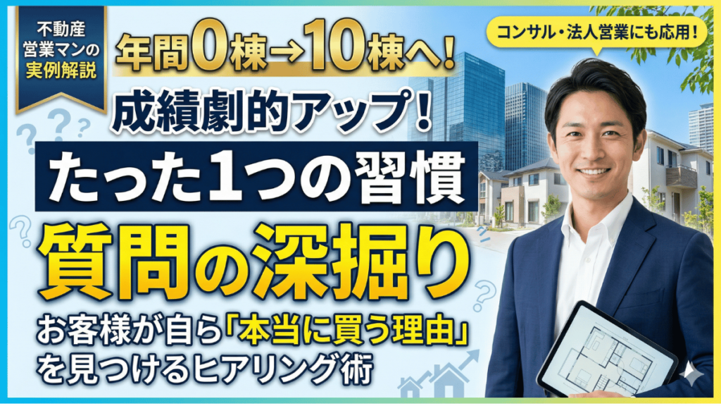 営業 質問 深掘り